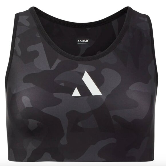 AARMYGEAR Chelsea Bra Top in Black Camo Sports Racerback - Size S - Picture 1 of 14